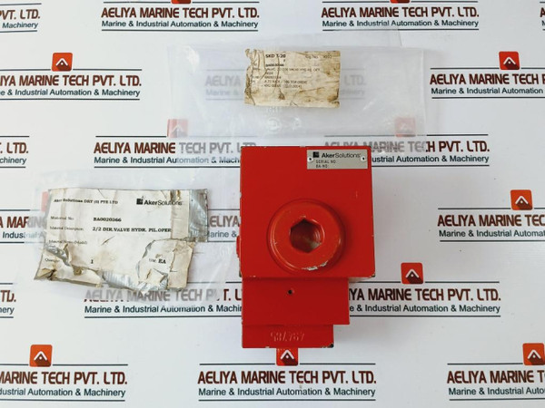 Aker Solutions Ba0020366 2/2 Hydraulic Direction Valve Used