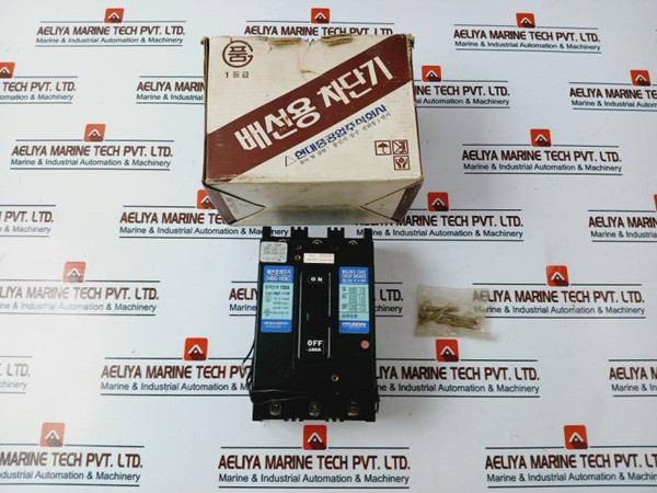 Hyundai Hbs-103C Molded Case Circuit Breaker 100A 3 Pole Ac440V 7.5Ka 100Af New