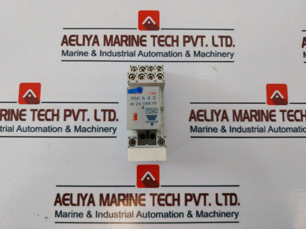 Carlo Gavazzi Rmi A 4 5 Relay With Zmi4Na Base Used