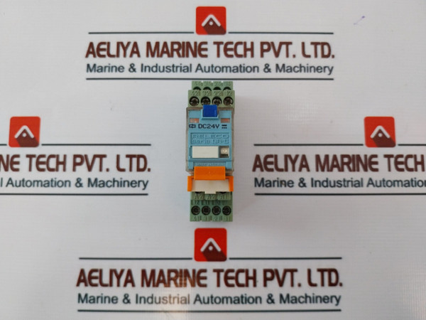 Releco Qr-c Relay With S9-m Base 5A Used