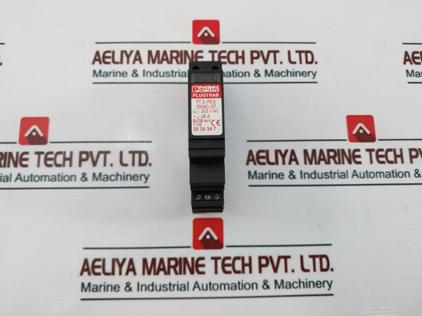 Phoenix Contact Pt 2-pe/S Surge Protection Plug Pt 2-pe/S-230Ac Used