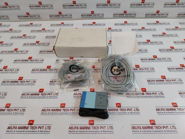 San Telequip Sc04L Rs232 To Rs422 Smart Converter W/ Computer Cables Set New