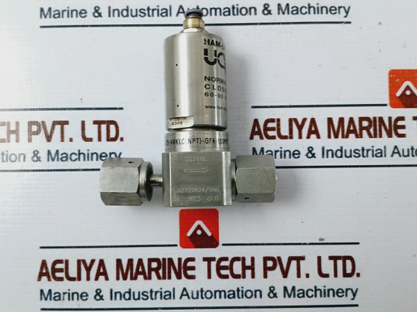 Ham-let Hm20-4Vklc(Npt)-gf4-150Psi Air Operated Valve Ss316L Used