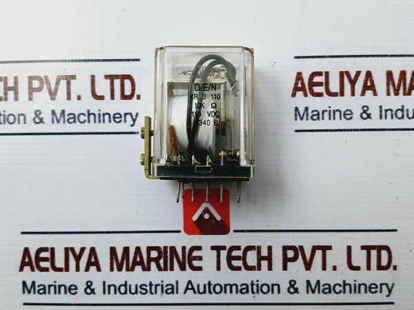 O/E/N 4R 3 110 General Purpose Plug- In Relay 110Vdc 10K Ω