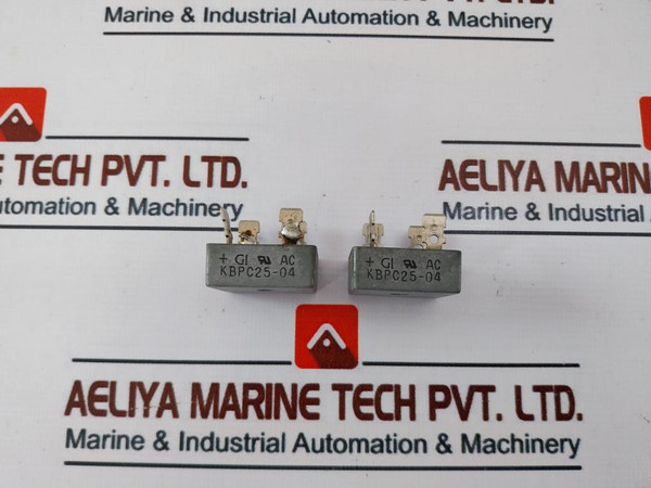 Lot Of 2X Gi Kbpc25-04 Bridge Rectifier Diode