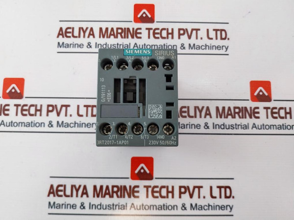 Siemens Sirius 3Rt2017-1Ap01 Power Contactor 3 Pole 12A 230V 50/60Hz