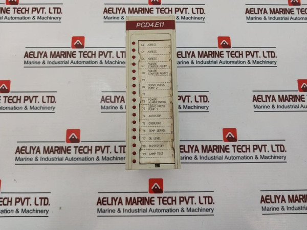 Saia Pcd4.E110 Digital Input Module Version: A 16 X 24Vdc/ 8Ms Used