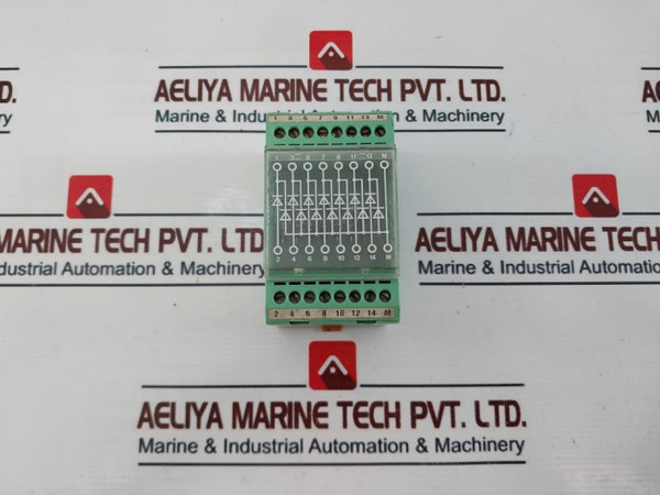 Phoenix Contact Emg 45-dio14M/Lp Diode Block Module 2950132 Used