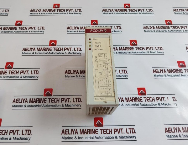 Saia Pcd4.W100 Analog Module Version: D