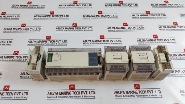 Mitsubishi Fx0N-8Eyr-es/Ul Programmable Controller Set Fx1N-60Mr-ds, 12-24Vdc Used