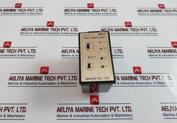 Deesys Der-p03 Earth Leakage Relay Ac 240V 50/60Hz Used