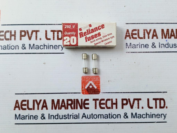 Lot Of 50X Reliance Electronics F2Al250V Slow Blow Glass Fuse 250V New