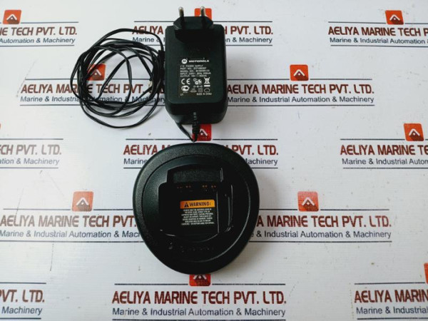 Motorola Htn9000C Battery Charger With Power Supply Adapter 2571586S07  New