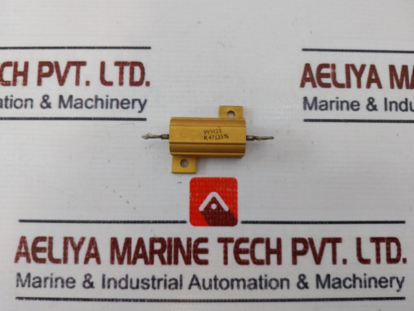 Wh25 Wire Wound Resistor R47 Ohm 5% Used