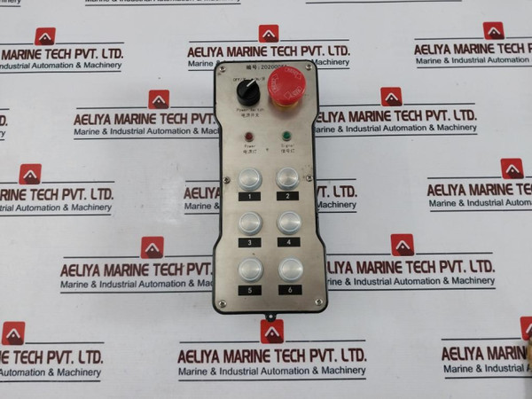 20200051 Power Switch 6-way Industrial Wireless Remote Control Dh-j6F Used