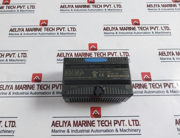 Ge Intelligent Platforms Ic200Mdl640K Input Module Pos/Neg Grp 16Pt 24Vdc