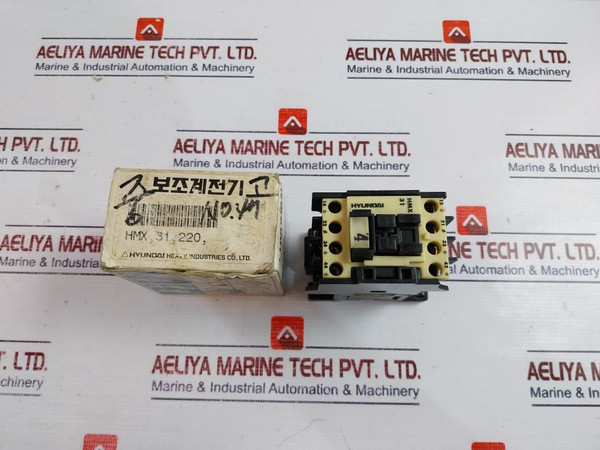 Hyundai Hmx 31 Motor Control Overload Auxiliary Relay 200V 50Hz
