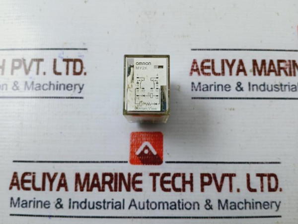 Omron My2K Relay Miniature Power 100/110Vac 60Hz, 100Vac 50Hz Used