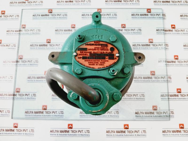 Hydr-o-matic Pumps Spgt 200M4 Sewage Cutter Pump 2 Hp 460V Used