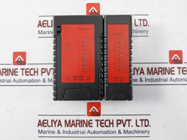 Master Nf-468 Remote Cable Tester Rj45+Rj11 Used