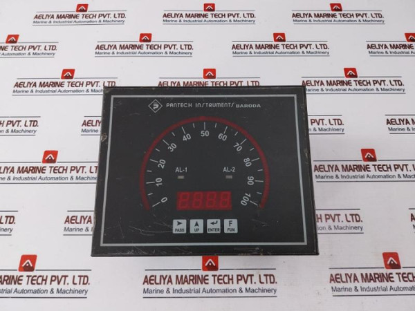Pantech Instruments 809P 4 Digit Digital Angular Bar Graph Indicator Controller Used