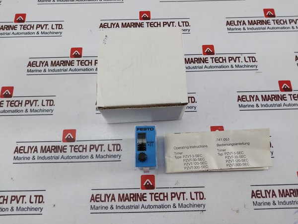 Festo Pzvt-3-sec Pneumatic Timer 30 X0.1 Seconds