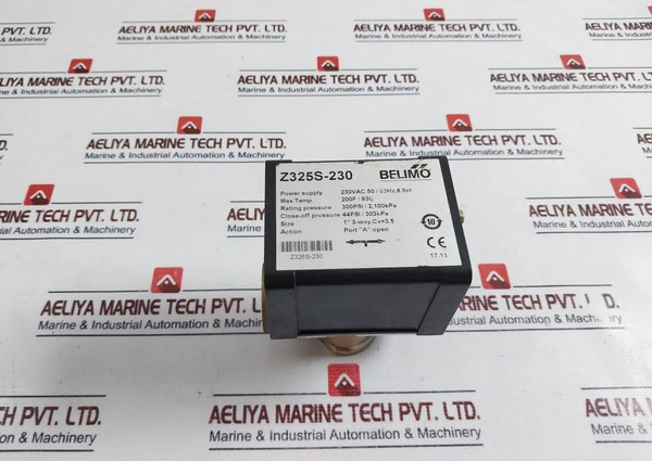Belimo Z325S-230 Fan Coil Unit Valve 230Vac 50/60Hz, 6.5W