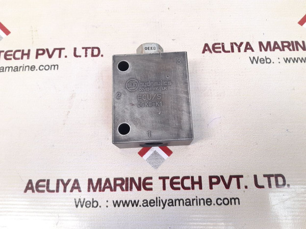 Sun hydraulics ecu/s valve block 0gk8-k1