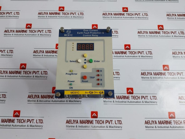 Larsen & Toubro Mc61C Over Current Earth Fault Protection & Control Relay777 - Used