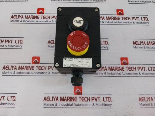 Ceag Ghg4118201R1307 Pushbutton Control Station 690V Ac 16A Ip66 - Used
