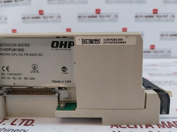Aeg 110Cpu61200 Modicon Micro Cpu Module 0771072324693 - Used