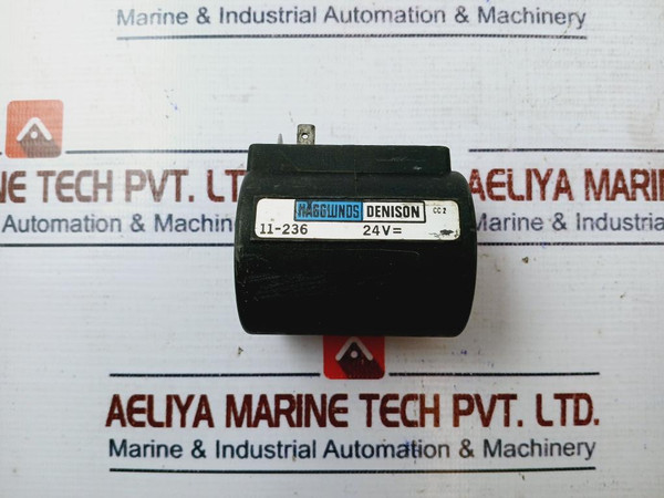 Hagglunds Denison 11-236 Hydraulic Component Valve 24V Dc