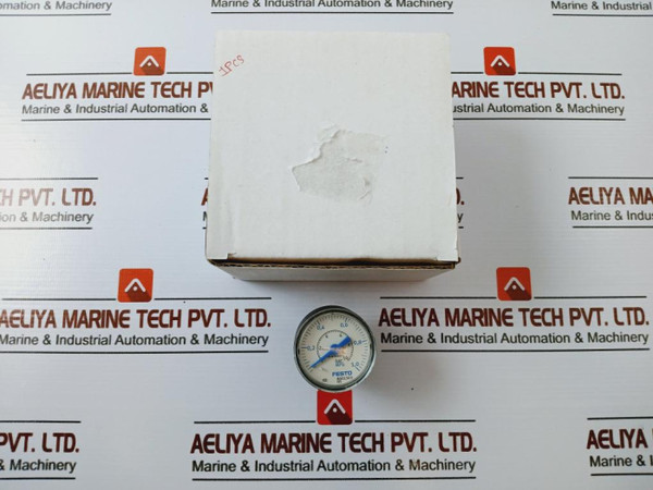 Festo 8001503 Pressure Gauge 05000119 0-1.0 Mpa - Used