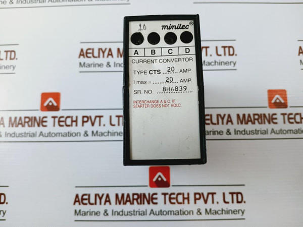 Minilec Cts Current Converter 20 Amp - Used