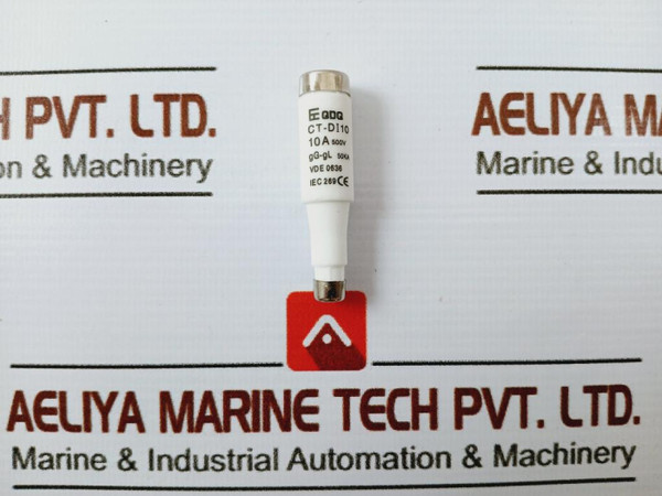 Lot Of 10X Qdq Ct-di10 Ceramic Fuse 10A 500V - New