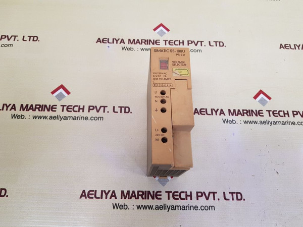 Siemens simatic s5-100u 6es5 931-8md11 power supply module