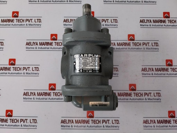 Oriental Koshin Gl-32-10 Oil Gear Pump 10 Cm2 1720/1450 Rpm Gl-32-10-4 - Used