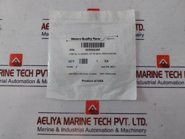 Waters 425000388 Up 30 Seal Flanged Reduced Bp .0757 Id Code: It Rev: G - New