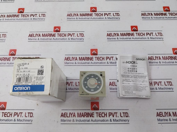 Lot Of 4X Omron Corporation H3Cr-a Timer Relay 100-240Vac/Dc