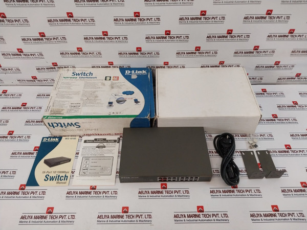 D-link Des-1016D 16-port Fast Ethernet Unmanaged Desktop Switch - New
