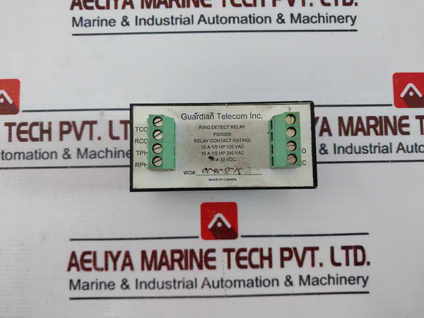Guardian Telecom P005509 Ring Detect Relay 10A 120-240Vac 30Vdc