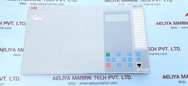 Abb Rec670 Bay Control Display Panel 1Mrk00008-kb (Front Panel Only)