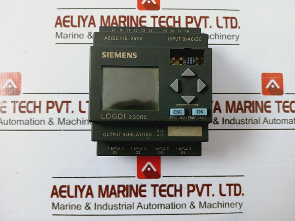 Siemens 6Ed1 052-1Fb00-0Ba3 Logic Module Ac/Dc 115-240V (Not Working)