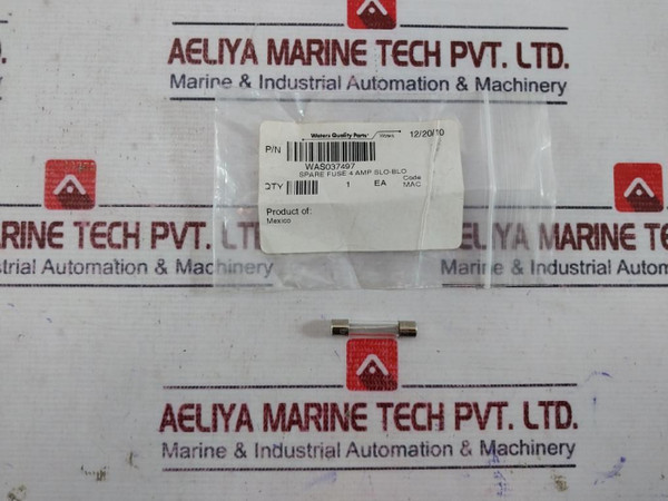 Lot Of 3X Waters T4Al250V Spare 4 Amp Time Delay Fuse - New