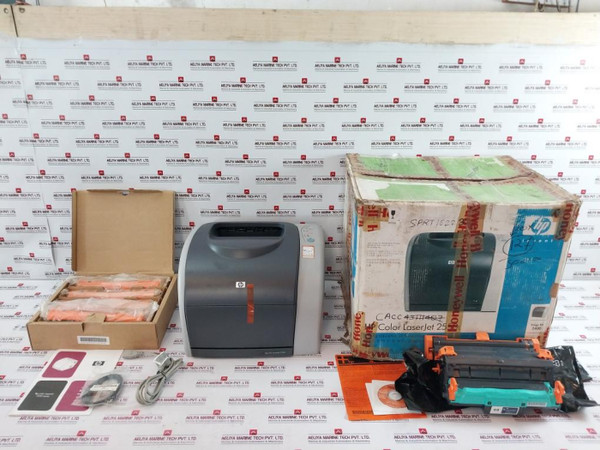 Hp Color Laserjet 2550L Printer Set With Print Cartridge, Imaging Drum - New