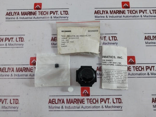 Arrow Pneumatics R262 Air Regulator Miniature Pvt 250 Psig - New