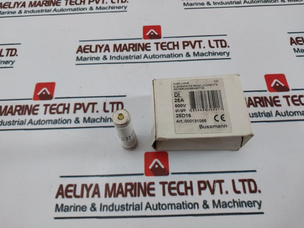 Lot Of 10X Bussmann 25D16 Fuse Link Gl/Gg 25A 500V - New