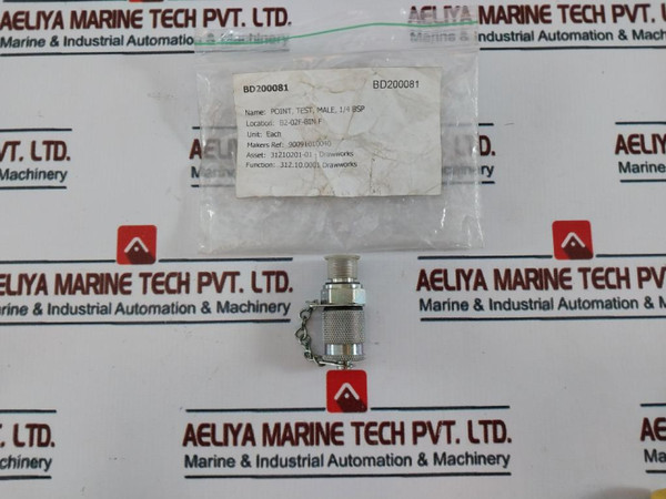 Parker Bsp 1/4 Point Test Male Test Coupling Bd200081 - New