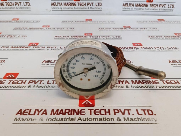 Quincy 128664 20-125°C / 60-260°F Temperature Gauge