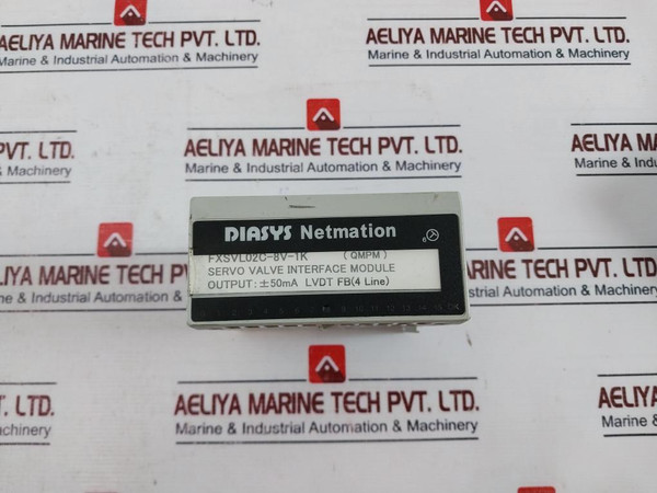 Diasys Netmation Fxsvl02C-8V-1K Servo Valve Interface Module (Not Working)